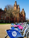 Next bikes in front of Kelvingrove Art Gallery & MuseumÃÂ inÃÂ Glasgow